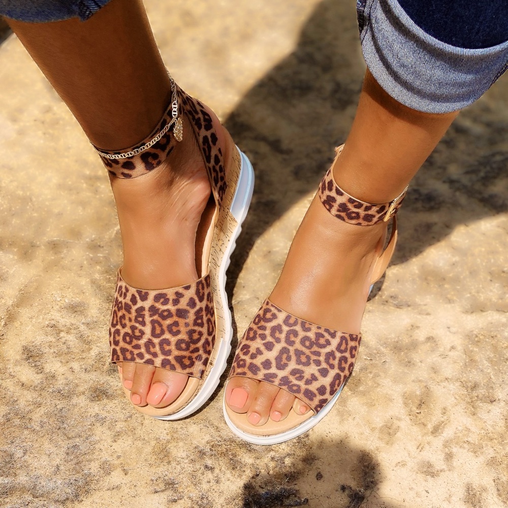 Leopard print sandal - Picture 4 of 4